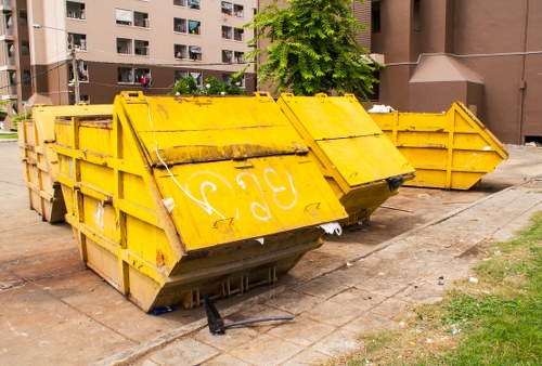 Professional garden clearance service in Richmond removing old plants and debris